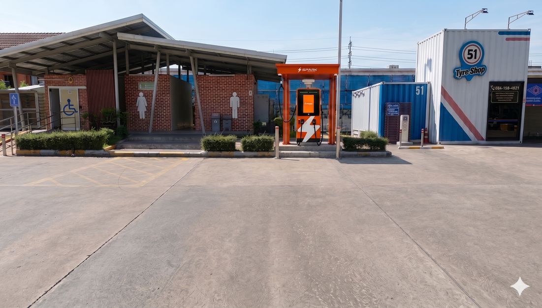 งานออกแบบสถานีอัดประจุยานยนต์ไฟฟ้า รูปที่ 2