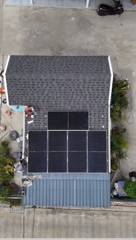 ระบบ On-Grid ขนาด 3 kWp 1 เฟส